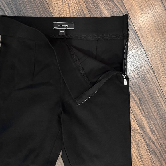 Le Chateau Women's Black Stretch Pants - Picture 2 of 10
